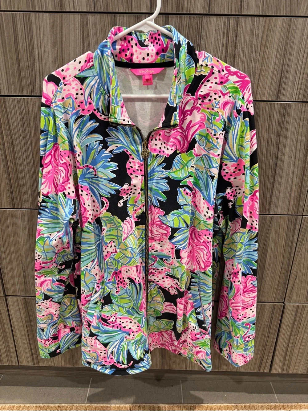 Lilly Pulitzer Floral Zip Hoodie